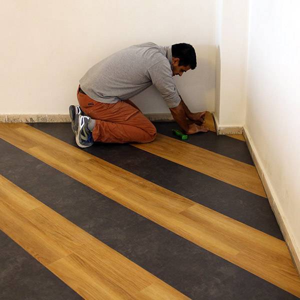 Linoleum parquet