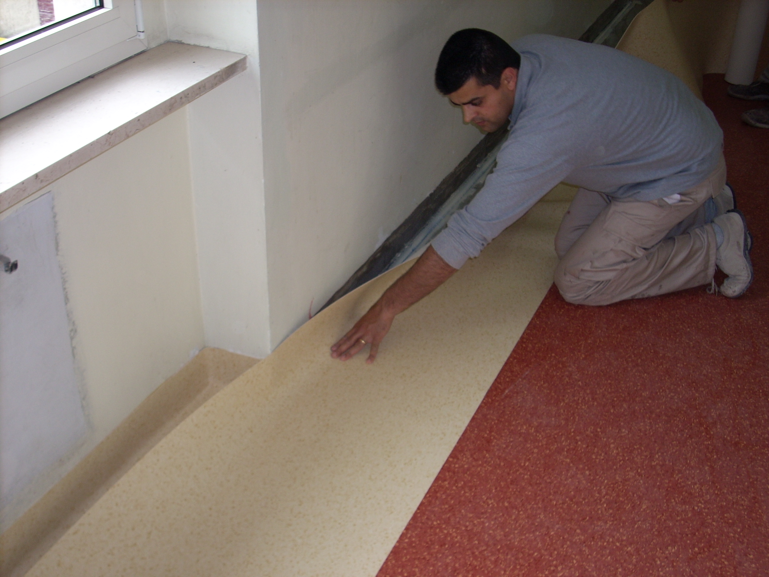 posa in opera pavimento pvc